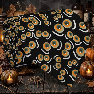 Corbata Gato Miedoso Halloween Ojos de Murciélago Boo