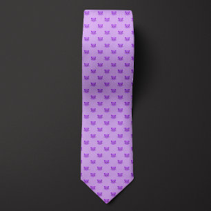 Corbata Gato morado