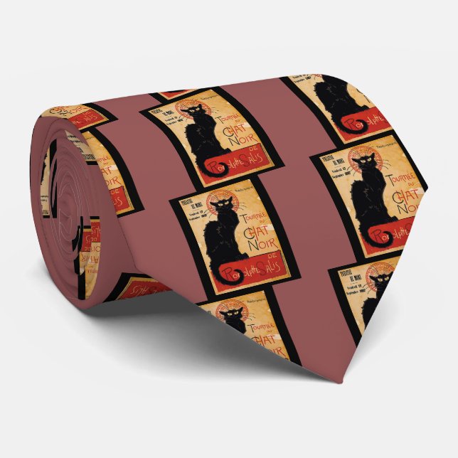 Corbata Gato negro (Enrollado)
