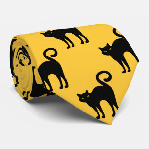 Corbata Gato negro de Halloween