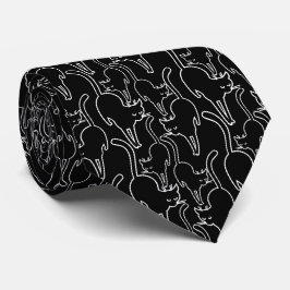 Corbata Gato negro viernes