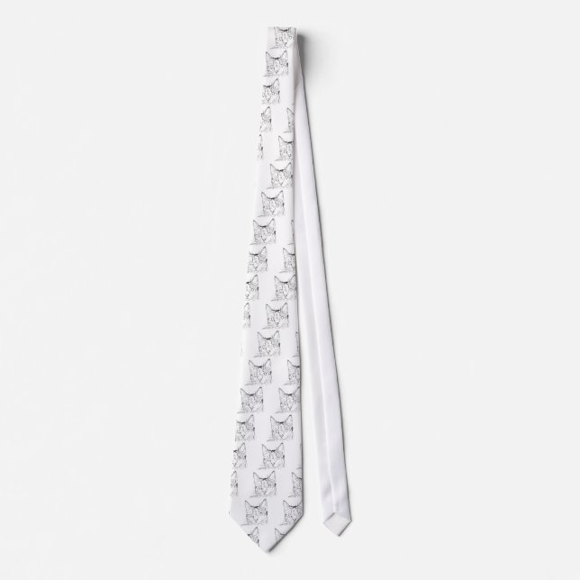 Corbata Gato Puddy (Anverso)