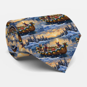 Corbata Gato Sphynx Navidad Barco Fiesta