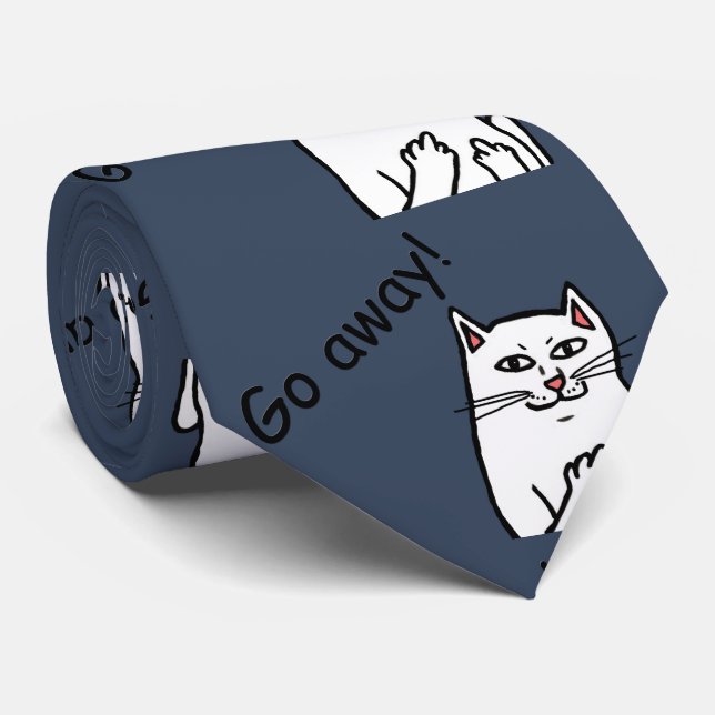 Corbata Gato travieso (Enrollado)