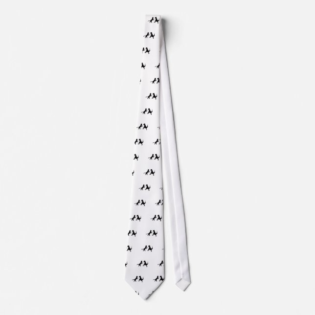 Corbata gato vs t-rex (Anverso)