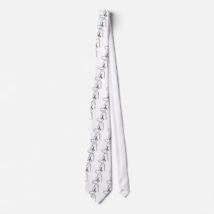 CORBATA GATO Y NOTA MUSICAL