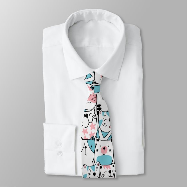 Corbata Gatos (Atado)