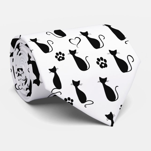 Corbata Gatos (Enrollado)
