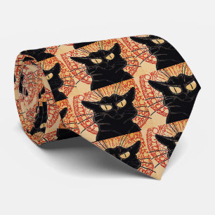 Corbata Gatos negros