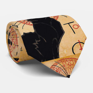 Corbata Gatos negros