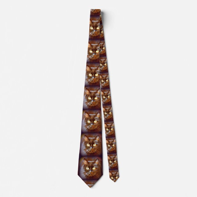 Corbata gatos negros (Anverso)