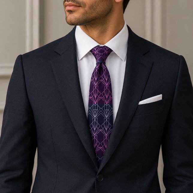 Corbata Gatsby Gold Art Deco  (Subido por el creador)