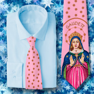 Corbata ¡Gaudete! (Español: Regocijaos) Parte superior del