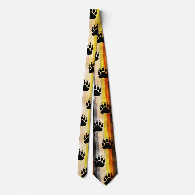 Corbata Gay Bear Paw Tie (Reverso)
