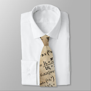 Corbata Geek Nerd Math Ecuations Math Teacher