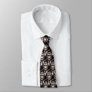 Corbata Gentleman Sasquatch - Gracioso Pie Grande