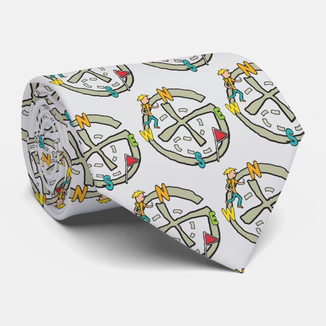 Corbata Geocaching (Enrollado)