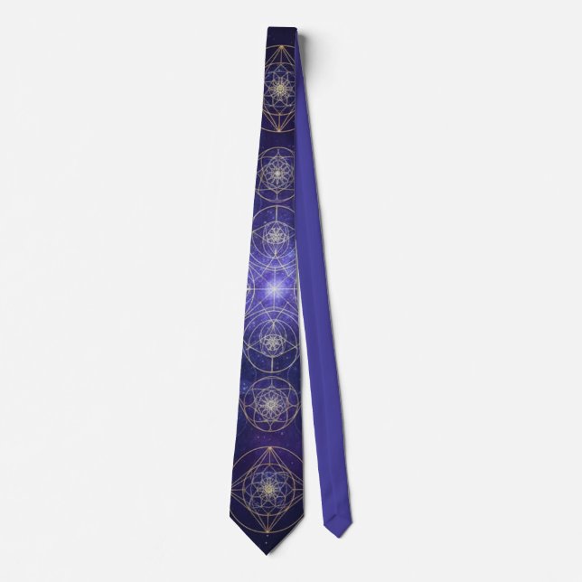 Corbata Geometría sagrada  (Anverso)