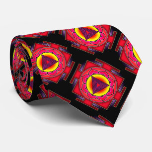 Corbata Geometría Sagrada Yantra Bhairavi