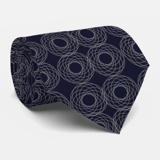 Corbata geometric pattern with circles