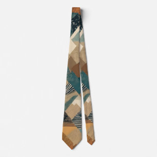 Corbata geométrica de cuello