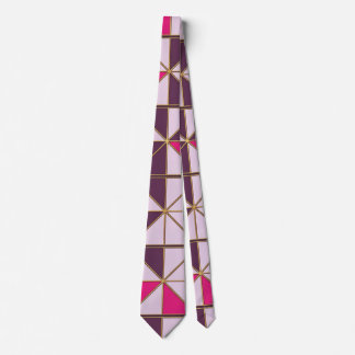Corbata geométrica nubia elegante