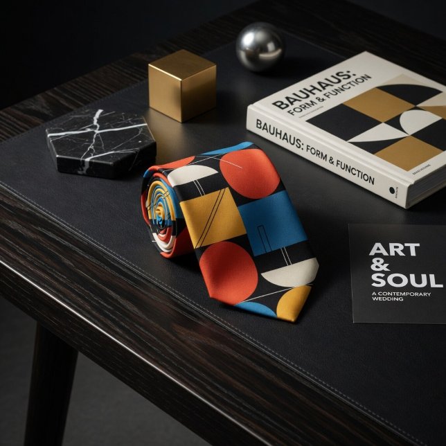 Corbata Geométrico Bauhaus Audaz (Subido por el creador)