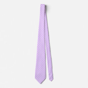 Corbata Geométrico clásico de Mauve