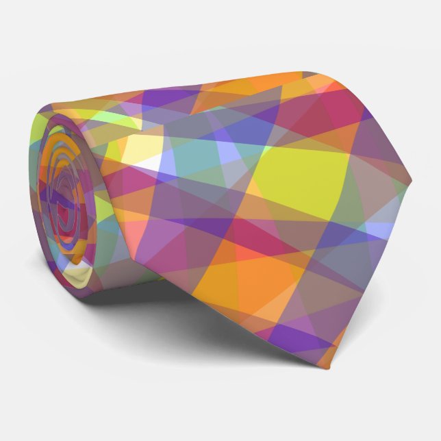 Corbata Geométrico de la luz - Tie (Enrollado)