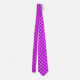 Corbata Geométrico del diamante púrpura de ciruela (Reverso)
