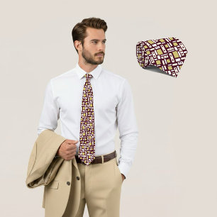 Corbata Geométrico moderno
