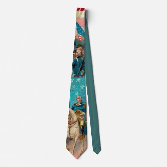 Corbata George Washington Patriotic Tie (Anverso)