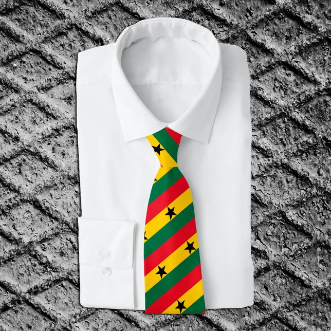 Corbata Ghana Ties, moda Bandera ghanesa, negocios (Subido por el creador)