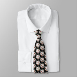 Corbata Ghostly Skull Halloween