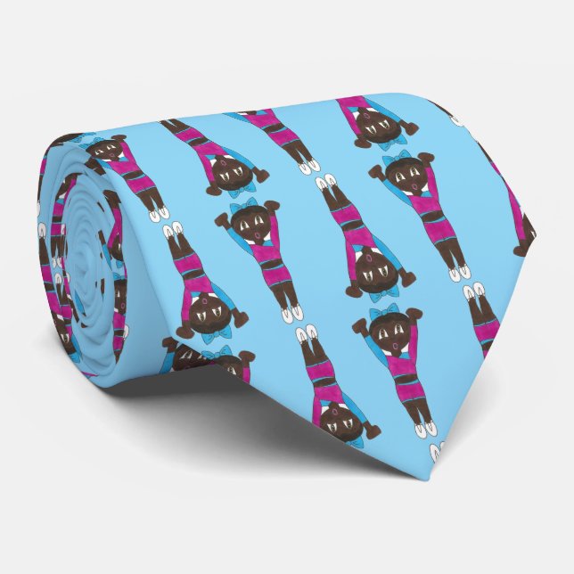 Corbata Gimnasia Acrobacia baile Gimnasio papá tambaleante (Enrollado)