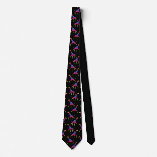 Corbata Girafa de color arcoiris (Anverso)
