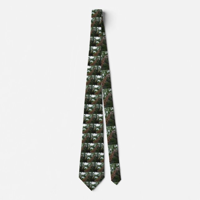 Corbata Giraffe_Adventure_Mens_Silk_Tie. (Anverso)