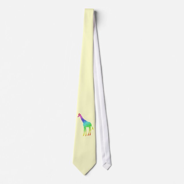 Corbata Giraffe colorida (Anverso)