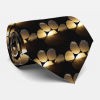 Giraffe Sunset Footprint Necs Tie