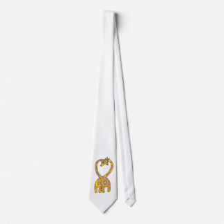 Corbata giraffes in love tie