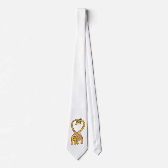 Corbata giraffes in love tie (Anverso)