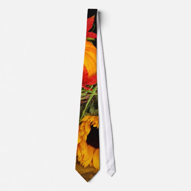 Corbata Girasoles de la cosecha de otoño (Anverso)