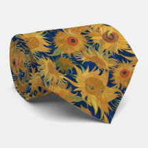 Girasoles de Van Gogh índigo naranja salvia ocra