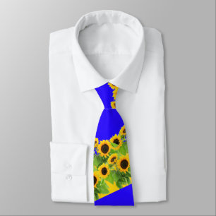 Corbata Girasoles - Libertad Ucrania Paz Bandera de Ucrani