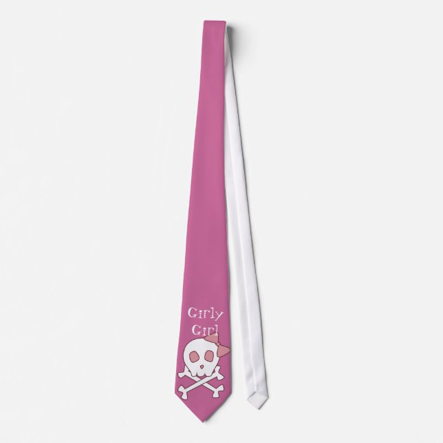 Corbata Girly Skull Tie (Anverso)