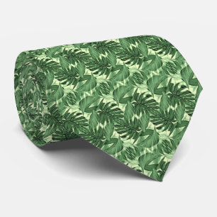 Corbata Giro de hoja tropical