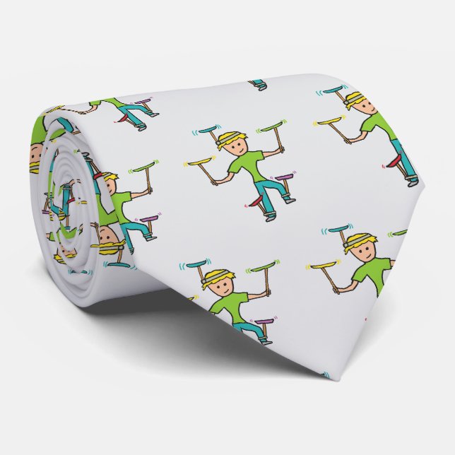 Corbata Giro de platos (Enrollado)