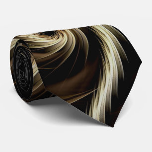 Corbata Giro dorado entre negro