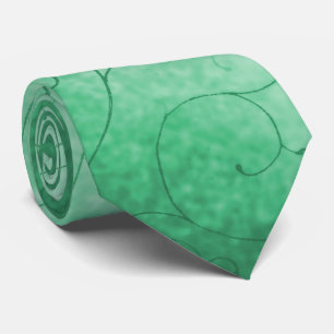 Corbata Giros verdes