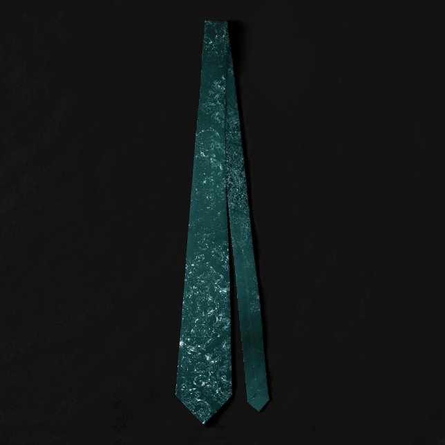 Corbata Glimmery Verde azulada Grunge | Rich Dark Green Gl (Subido por el creador)
